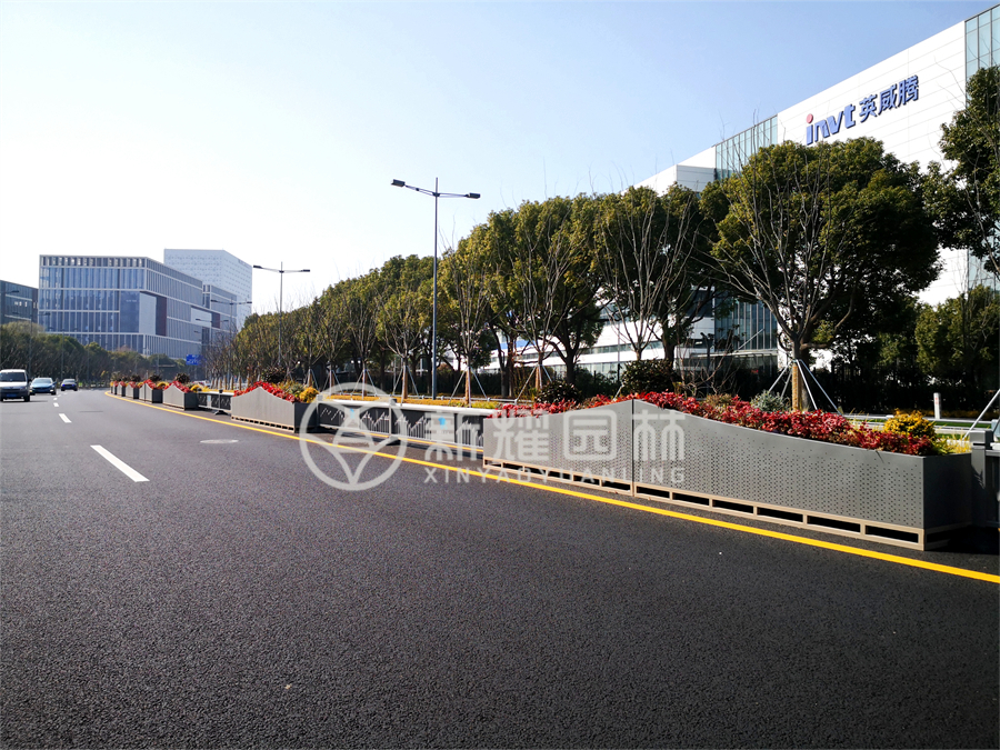 不锈钢道路花箱